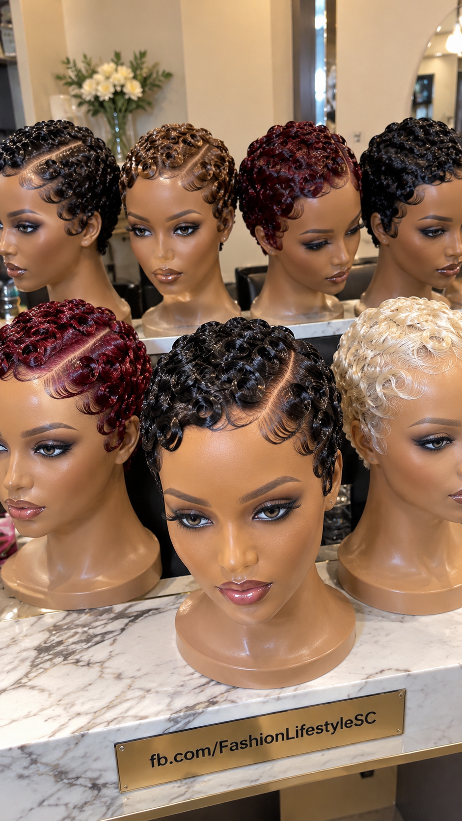 Choosing a Finger-Coil Wig by Parting, Curl Scale and Color Placement #fl Choosing a Finger-Coil Wig by Parting, Curl Scale and Color Placement #fl
