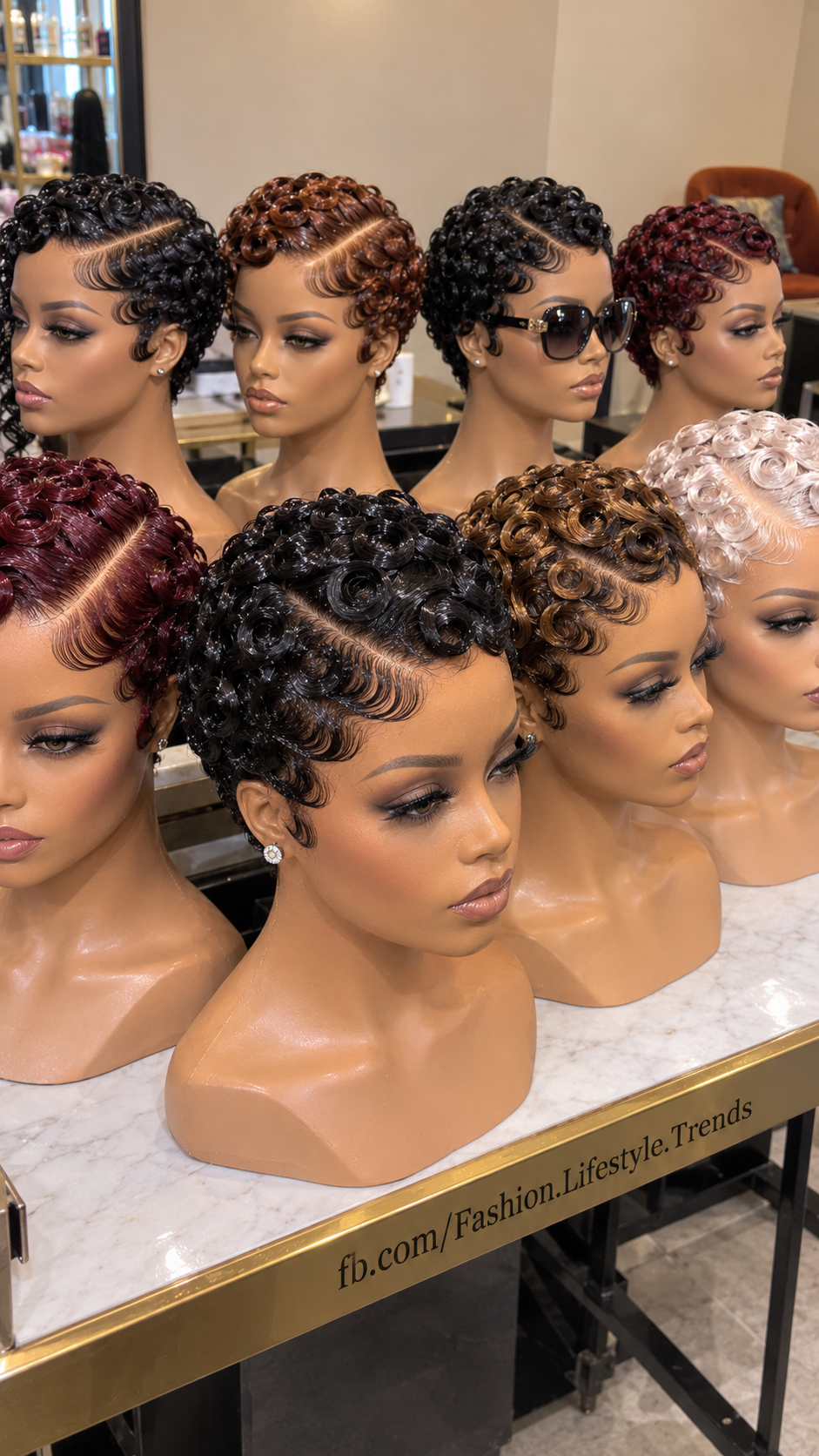 Which Finger-Coil Wig Color Works Best With a Deep Side Part? #flt Which Finger-Coil Wig Color Works Best With a Deep Side Part? #flt