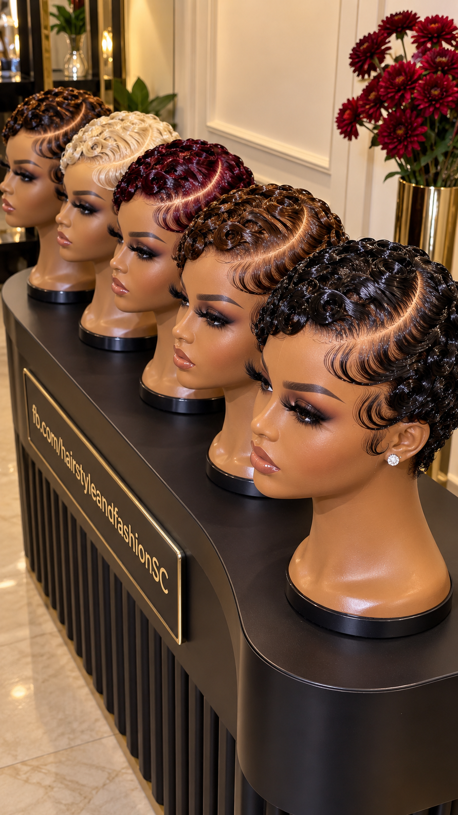 How To Order A Glossy Side-Part Ringlet Pixie Wig With Finger-Wave Detailing #fa How To Order A Glossy Side-Part Ringlet Pixie Wig With Finger-Wave Detailing #fa