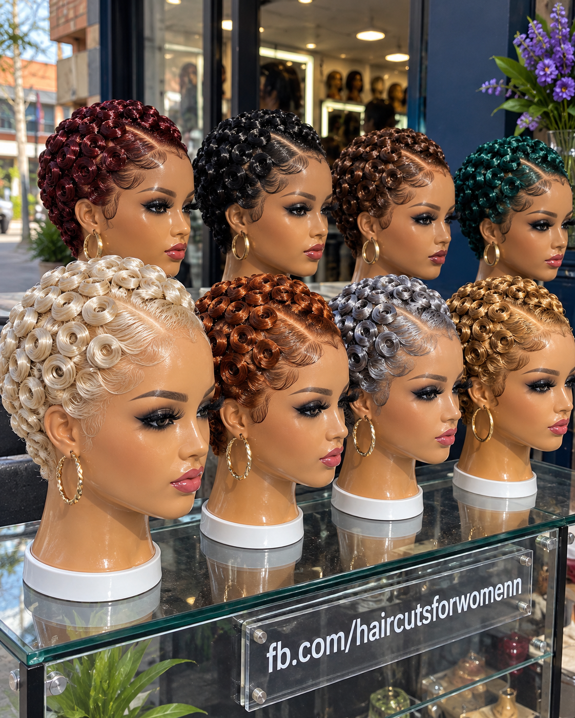 Beautiful Spiral Pixie Wigs in Stunning Hair Colors #haircutsforwomenn Beautiful Spiral Pixie Wigs in Stunning Hair Colors #haircutsforwomenn
