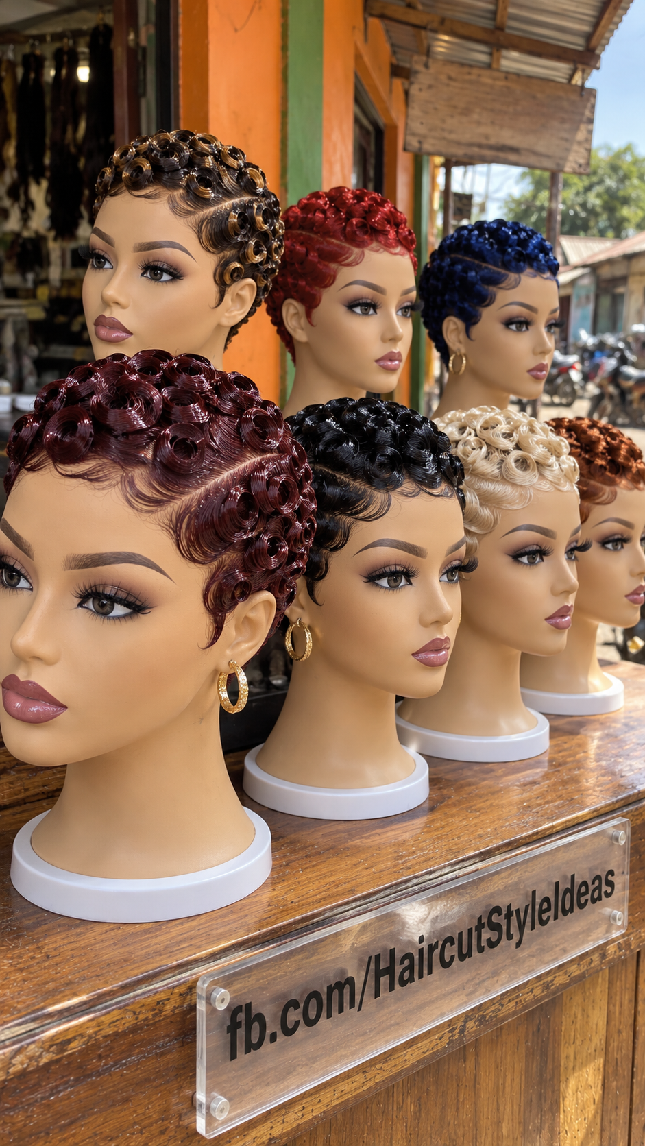 Glamorous Pixie Wigs in Rich and Vibrant Colors #HaircutStyleIdeas Glamorous Pixie Wigs in Rich and Vibrant Colors #HaircutStyleIdeas