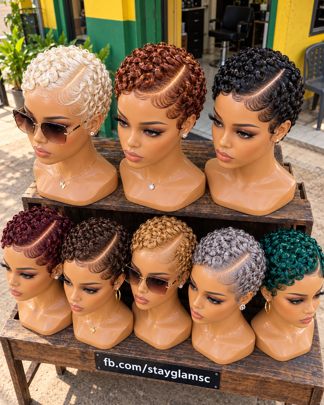 Elegant Pixie Wigs in Gorgeous Hair Colors #hwb