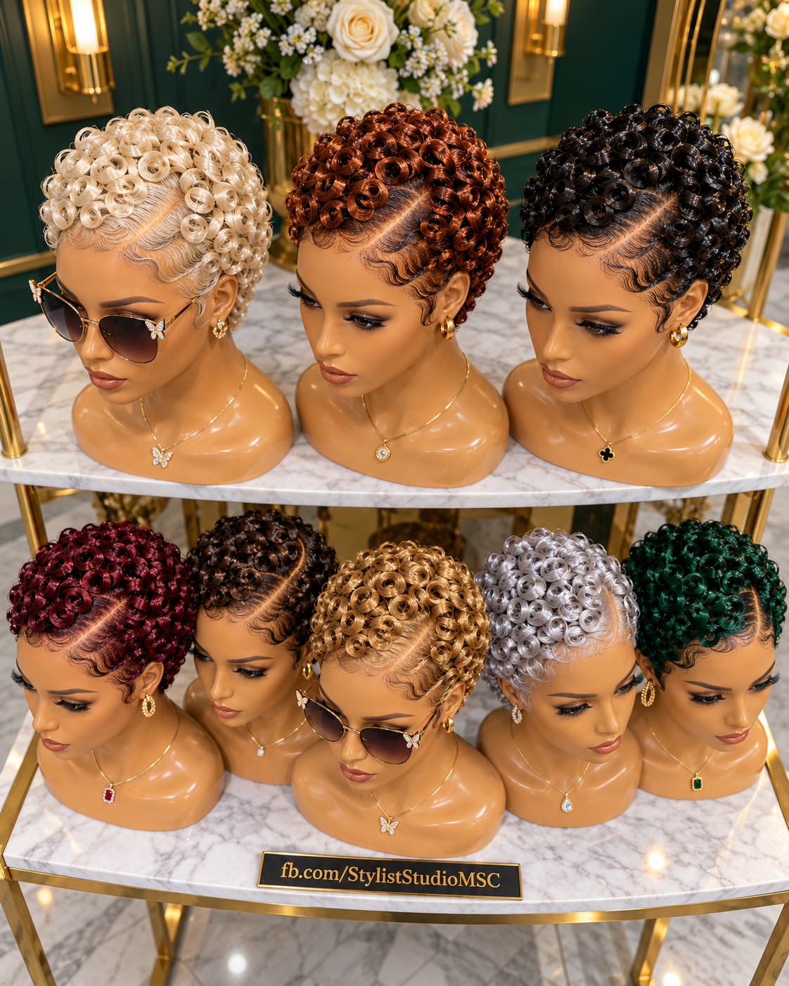 Luxury Curly Pixie Wigs in Beautiful Colors #ss Luxury Curly Pixie Wigs in Beautiful Colors #ss