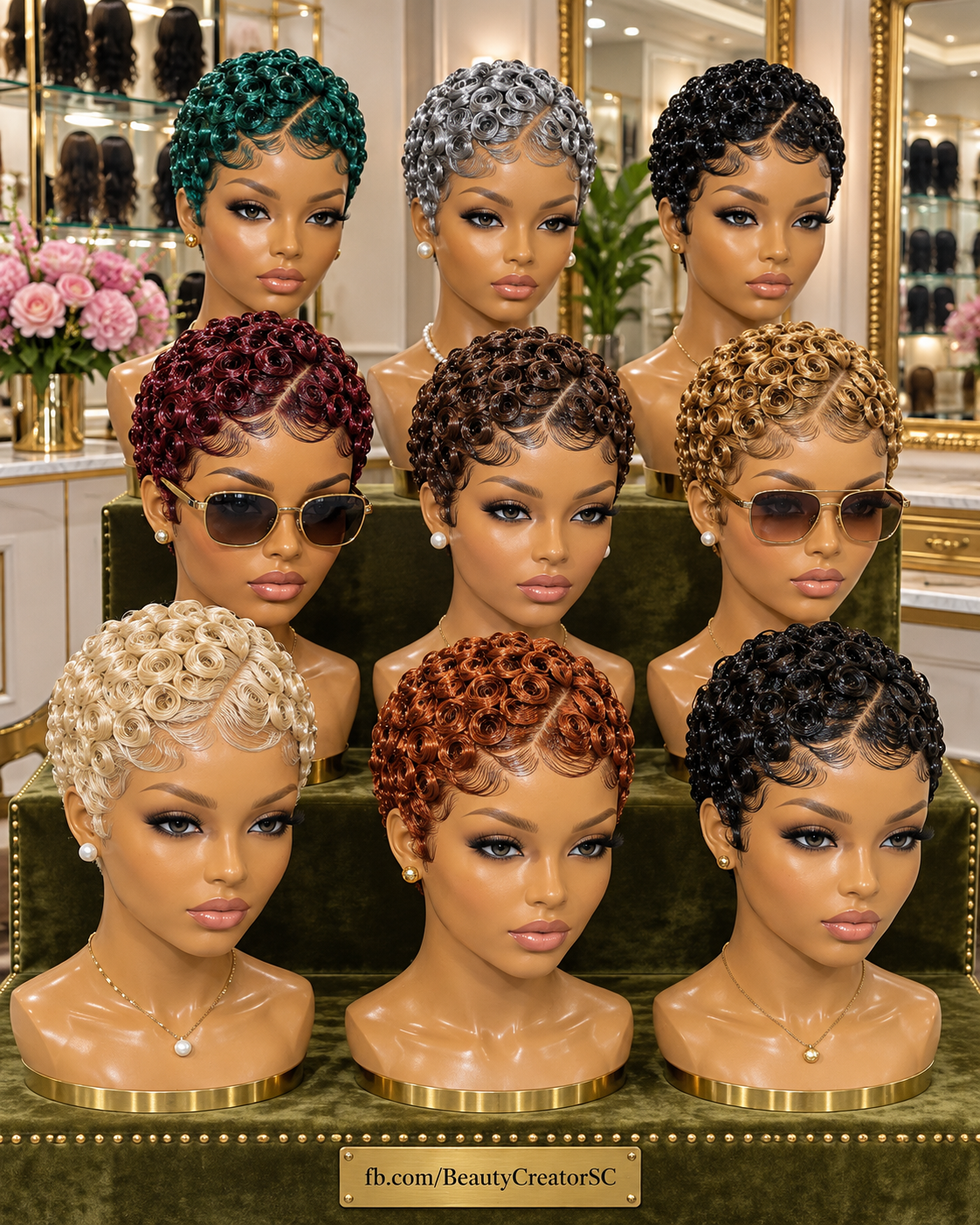 Pretty Pin Curls in Every Shade #bc Pretty Pin Curls in Every Shade #bc
