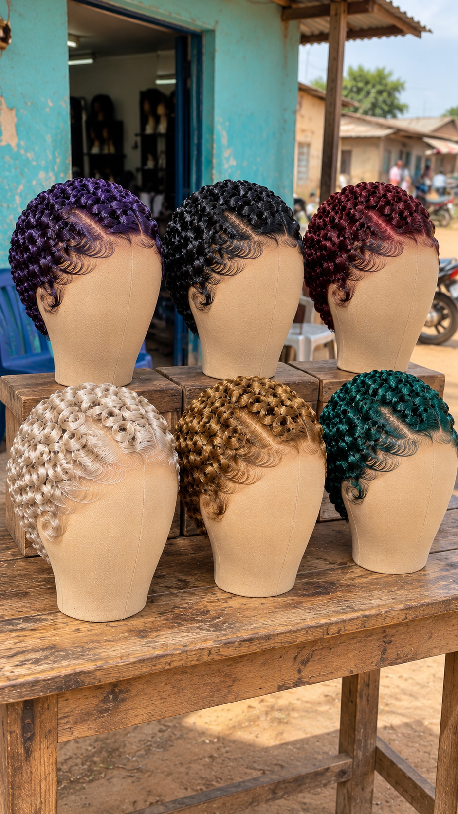 Six Colorful Spiral Pixie Wigs with Sculpted Finger Waves #HairstylesforWomenSC Six Colorful Spiral Pixie Wigs with Sculpted Finger Waves #HairstylesforWomenSC