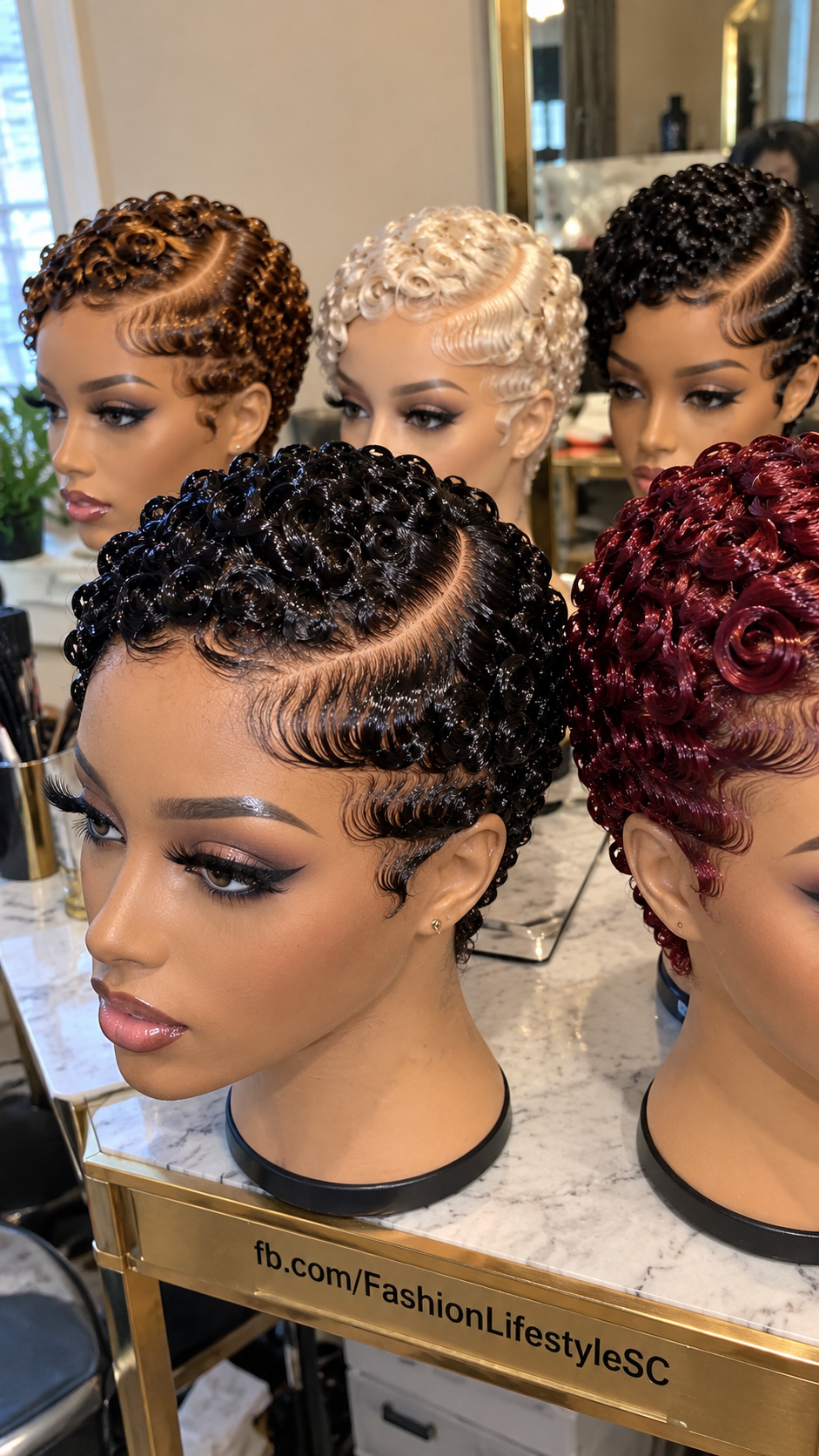 Side-Part Finger-Coil Wigs for Buyers Who Want Crown Detail and Face-Framing Waves #fl