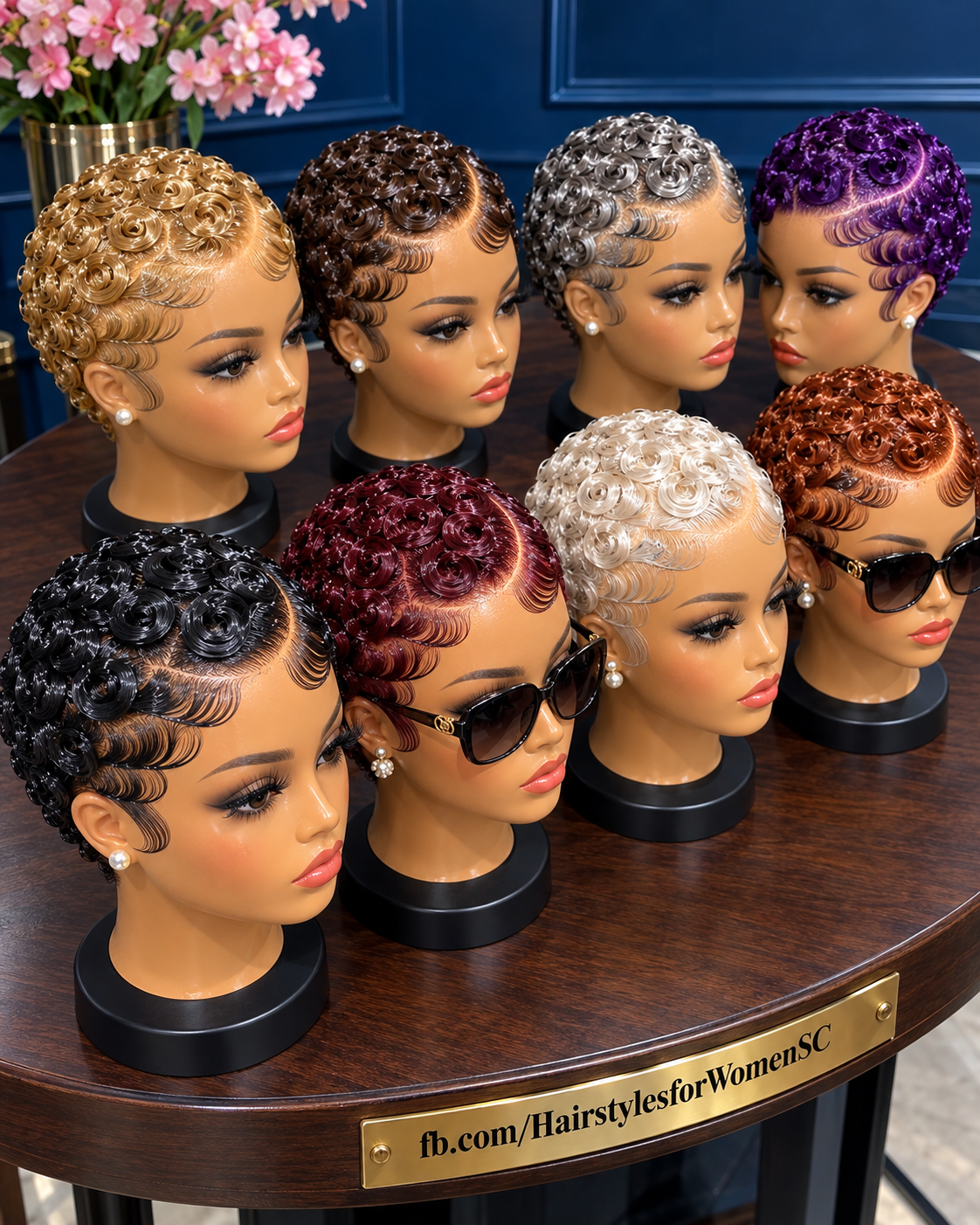 Gorgeous Pixie Curls in Eight Stunning Colors #HairstylesforWomenSC Gorgeous Pixie Curls in Eight Stunning Colors #HairstylesforWomenSC
