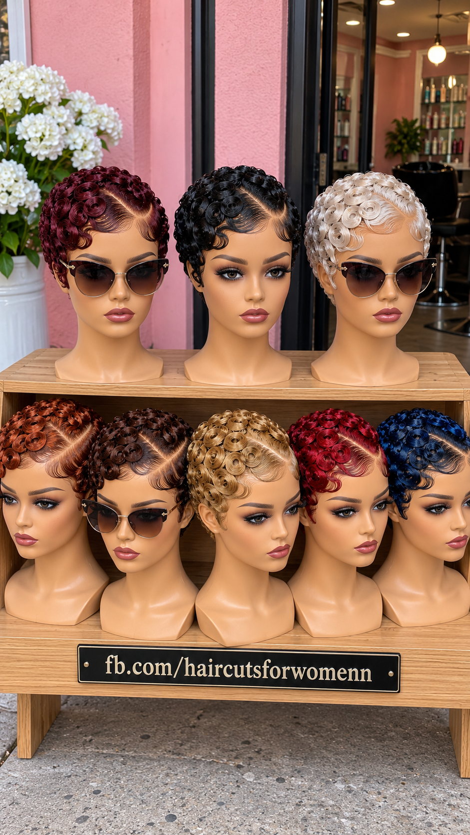 Beautiful Finger Coil Pixies in Eight Gorgeous Colors #haircutsforwomenn Beautiful Finger Coil Pixies in Eight Gorgeous Colors #haircutsforwomenn