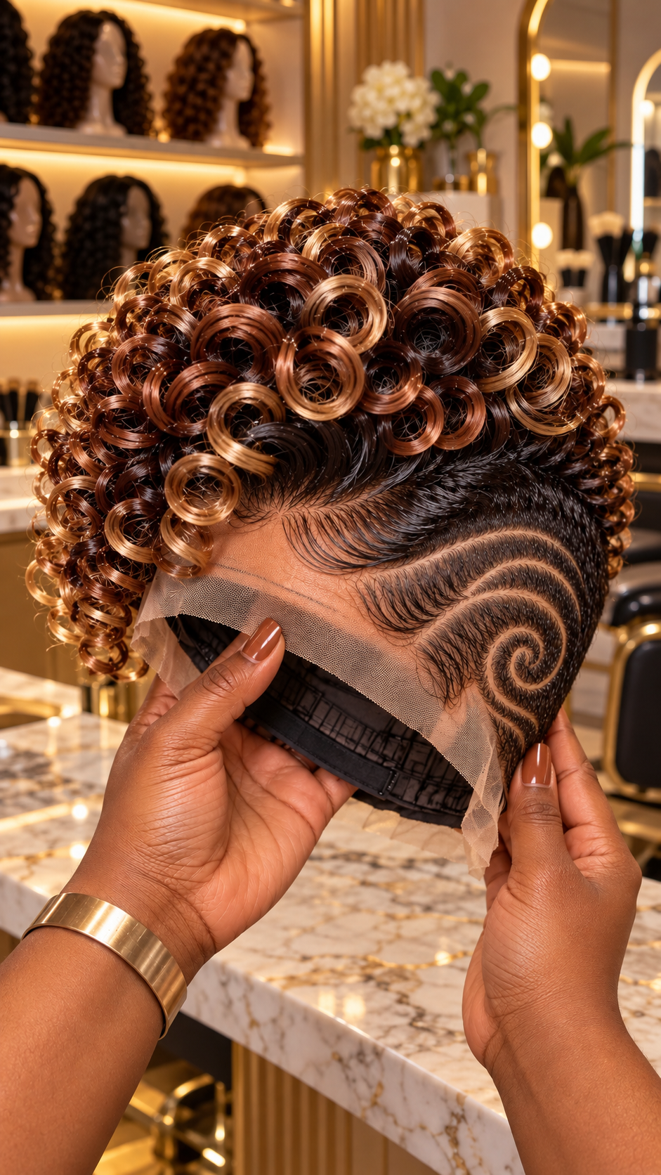 Find a Wig Shop for These Caramel Curls #yf Find a Wig Shop for These Caramel Curls #yf