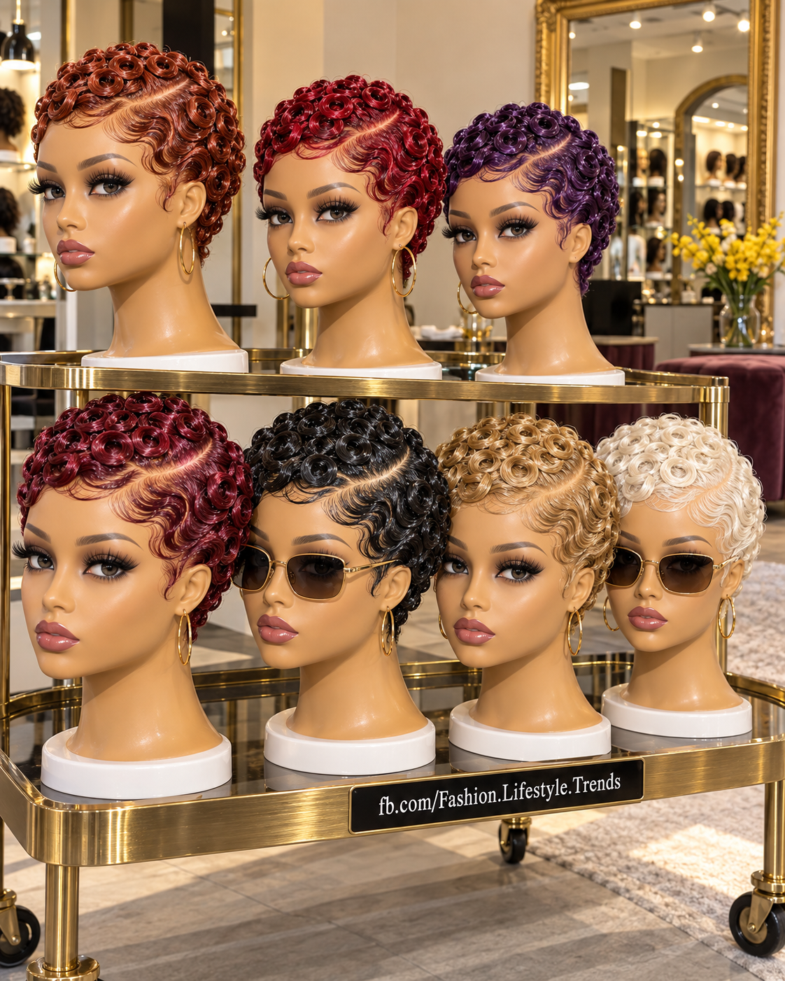 Which Curly Pixie Wig Color Would You Choose? #flt Which Curly Pixie Wig Color Would You Choose? #flt