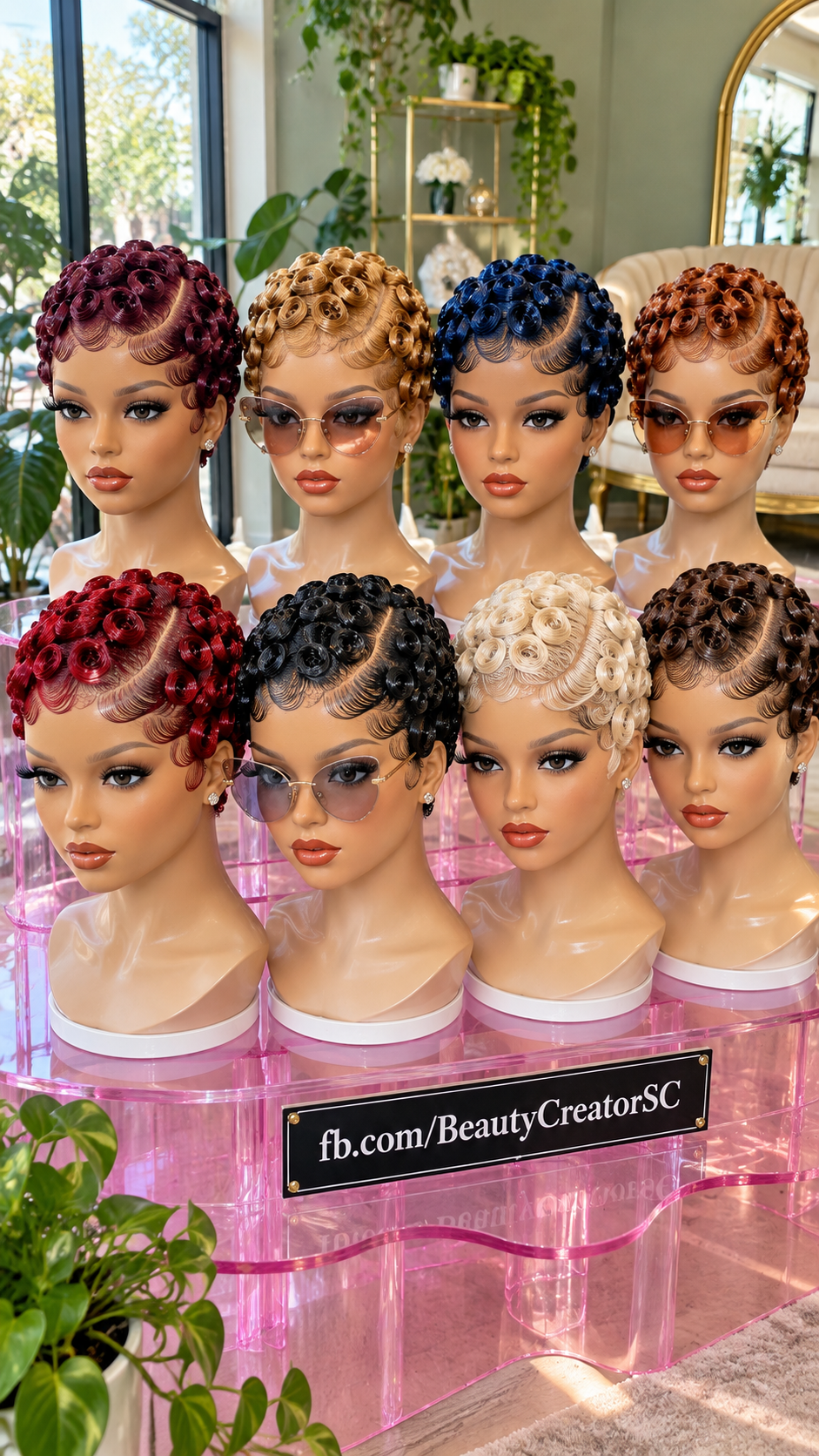 Eight Gorgeous Pixie Curls in Stunning Colors #bc Eight Gorgeous Pixie Curls in Stunning Colors #bc