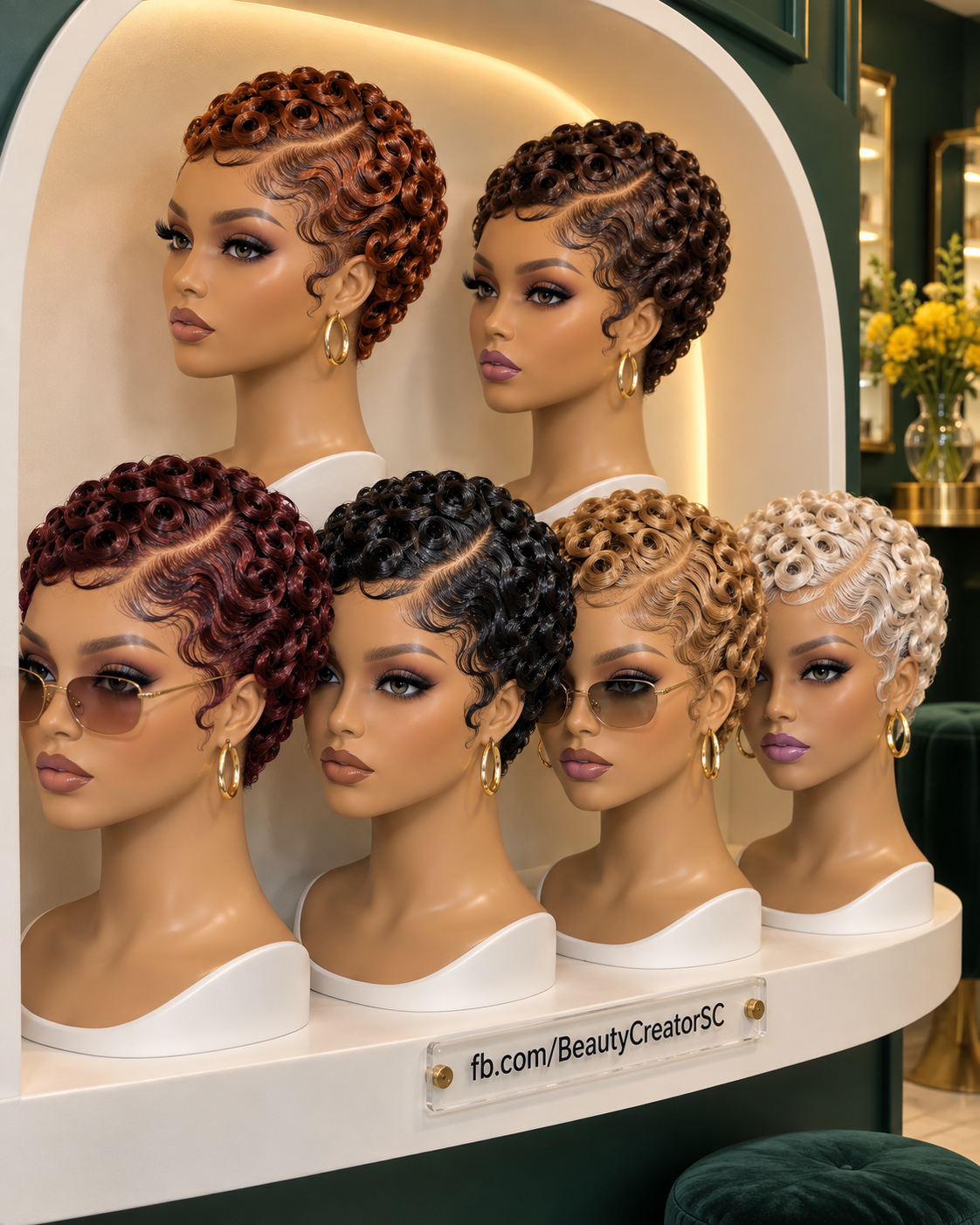 Six Stunning Finger Wave Pixies for a Fresh New Look #bc Six Stunning Finger Wave Pixies for a Fresh New Look #bc