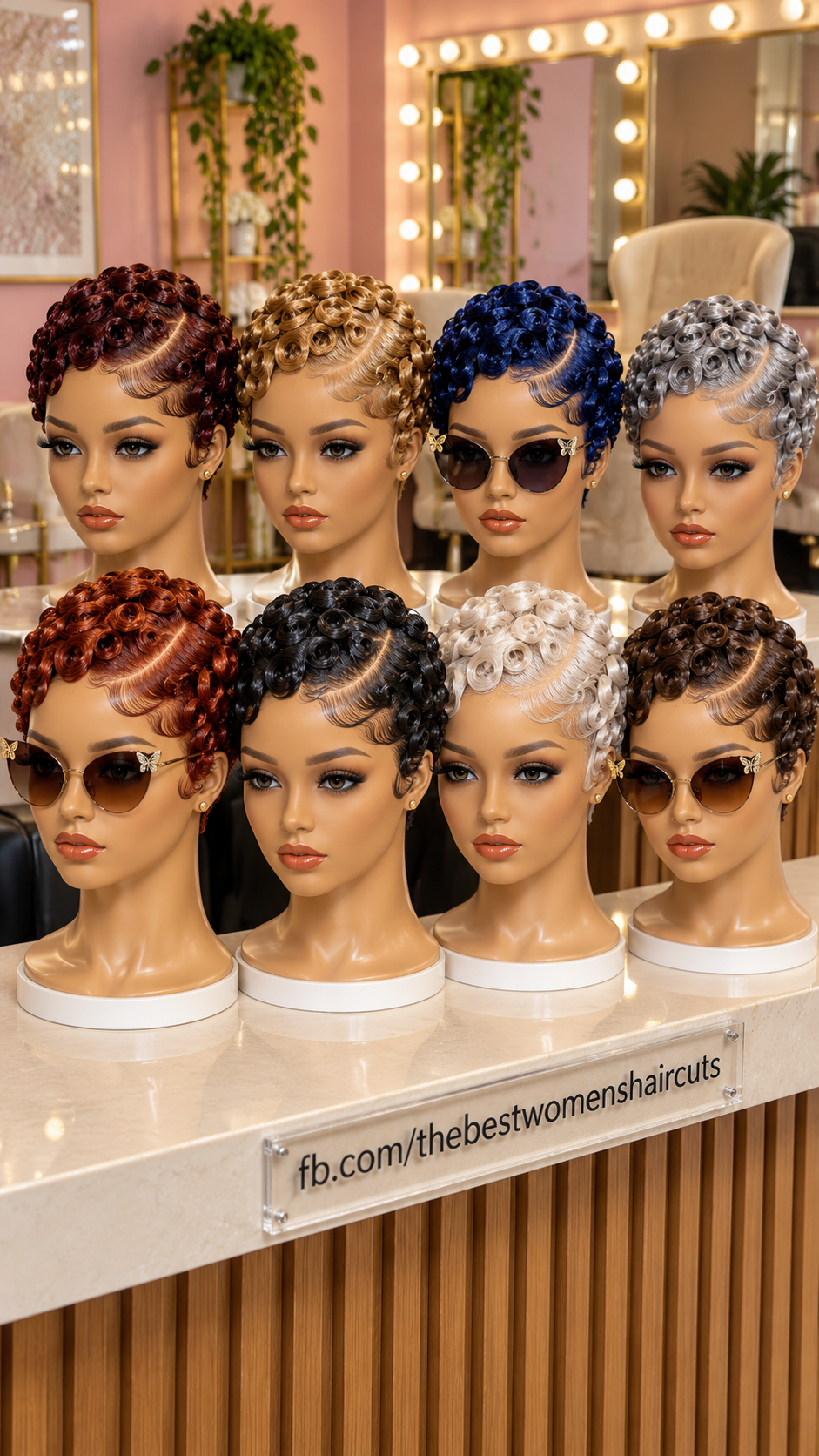 Beautiful Finger Wave Pixie Wigs in Eight Stunning Colors #the Beautiful Finger Wave Pixie Wigs in Eight Stunning Colors #the