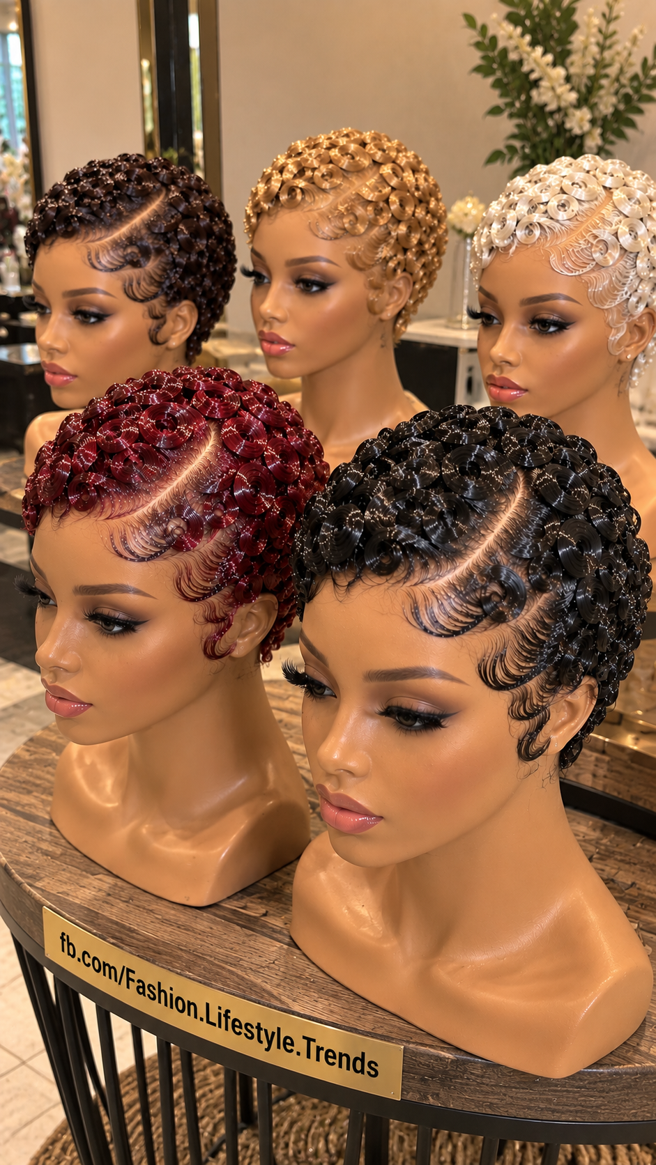 Comparing Sculpted Finger-Coil Wigs in Black, Burgundy, Golden Blonde and Pearl Blonde #flt Comparing Sculpted Finger-Coil Wigs in Black, Burgundy, Golden Blonde and Pearl Blonde #flt