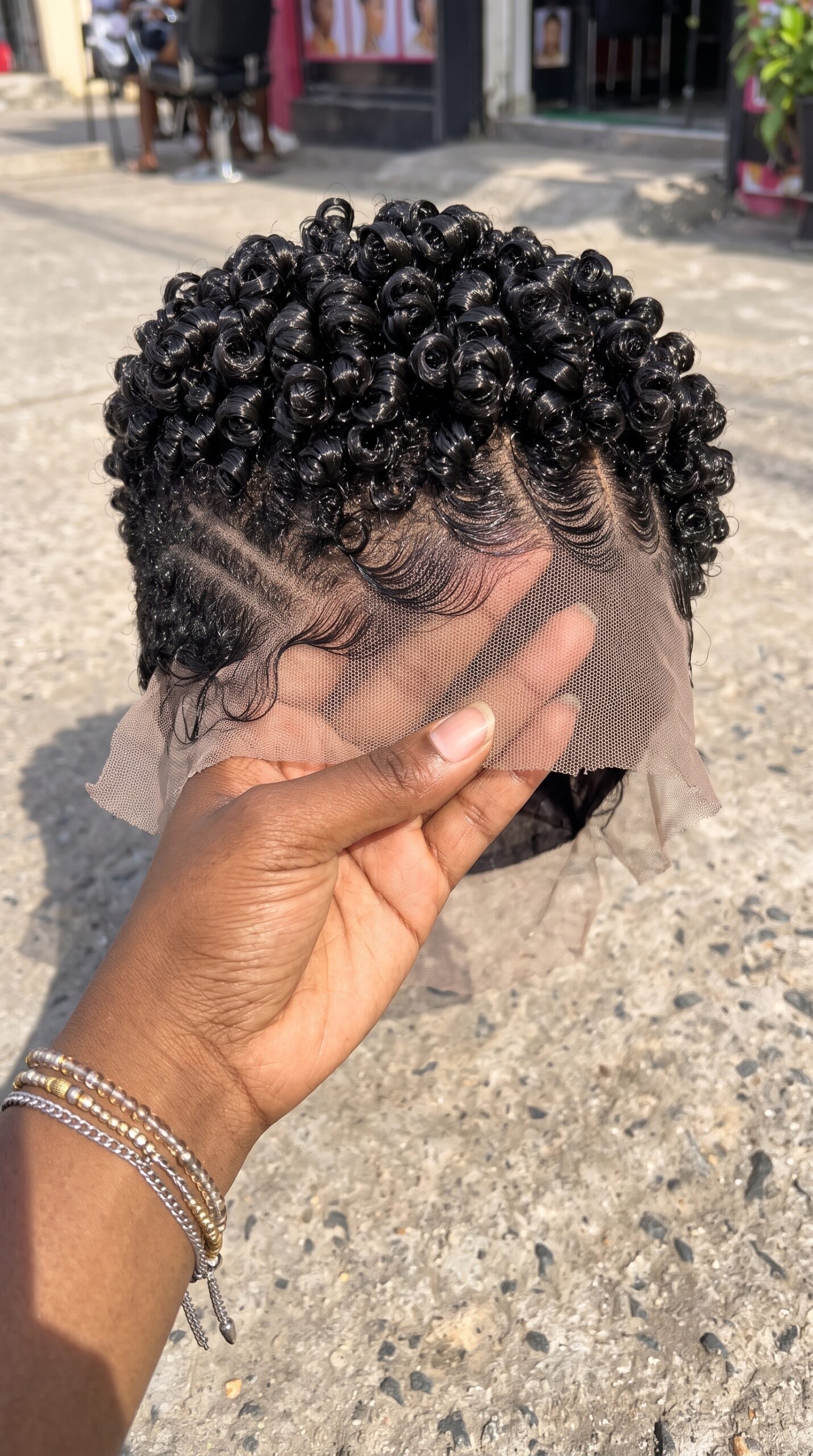 Gorgeous Black Spiral Curls with Sweeping Baby Hair Waves #realfashionsc Gorgeous Black Spiral Curls with Sweeping Baby Hair Waves #realfashionsc