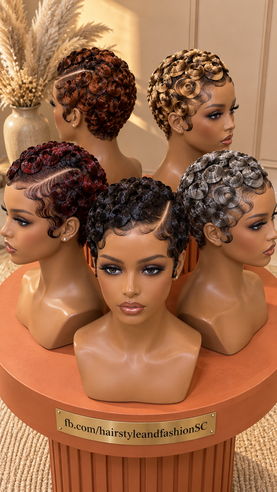 Where This Sculpted Ringlet Pixie Wig Look Gets Its Polished Side-Part Shape #fa Where This Sculpted Ringlet Pixie Wig Look Gets Its Polished Side-Part Shape #fa