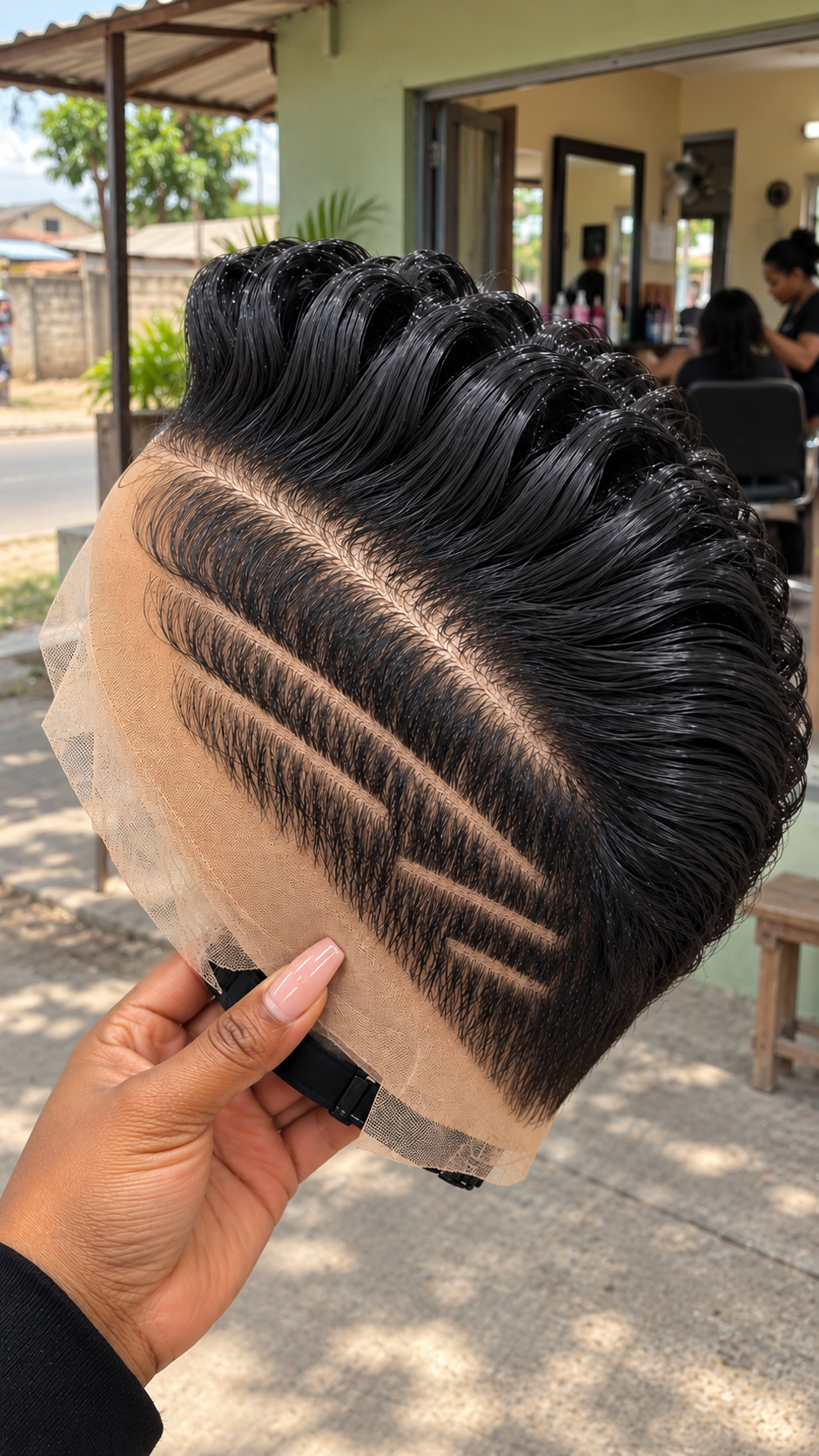 Gorgeous Black Pixie Wigs with Swept-Back Curls #HaircutStyleIdeas