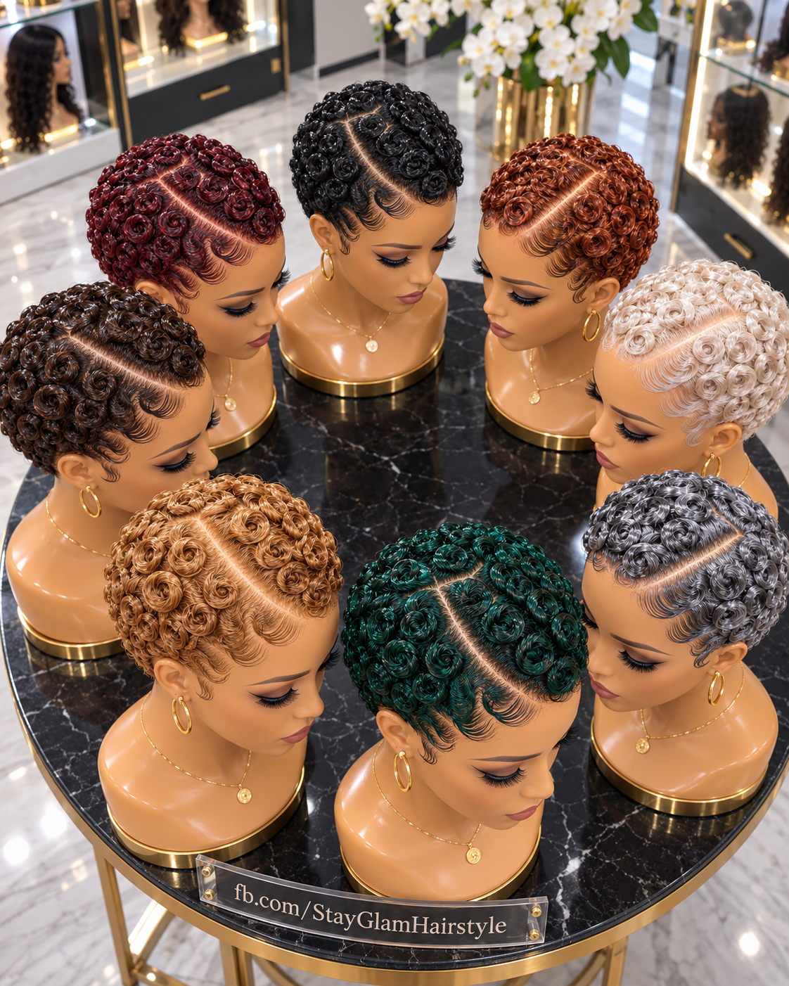 Luxury Finger Wave Pixie Wigs in Eight Gorgeous Colors #stay Luxury Finger Wave Pixie Wigs in Eight Gorgeous Colors #stay