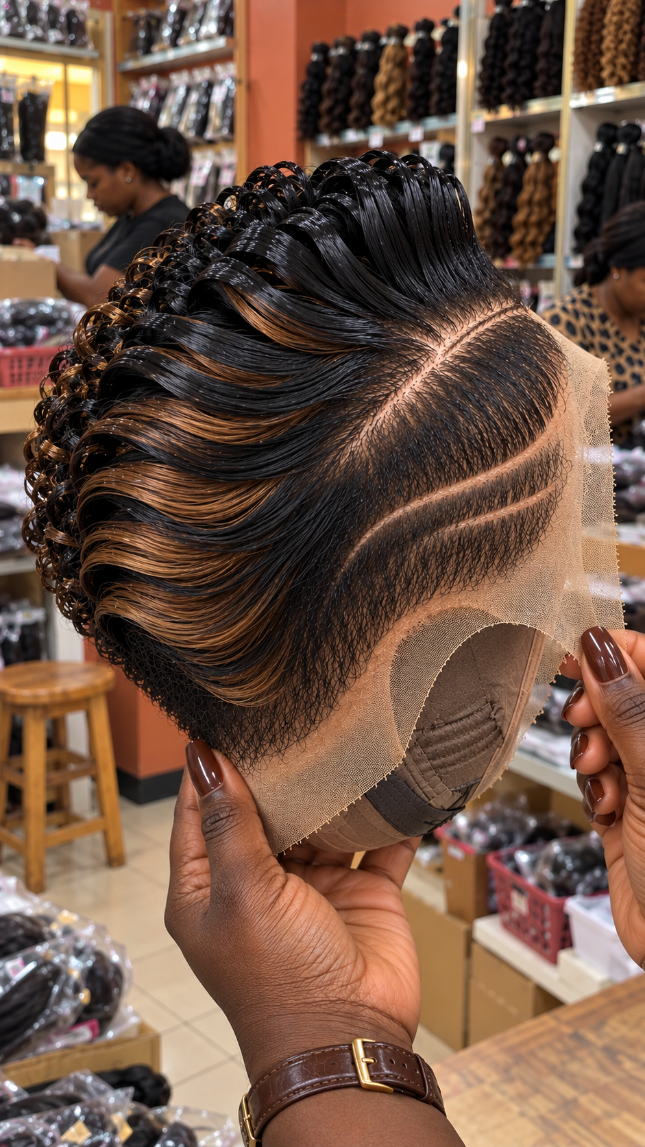 Golden Caramel Sweep Wig With Double Side Curves: A Practical Custom-Order Blueprint #afth