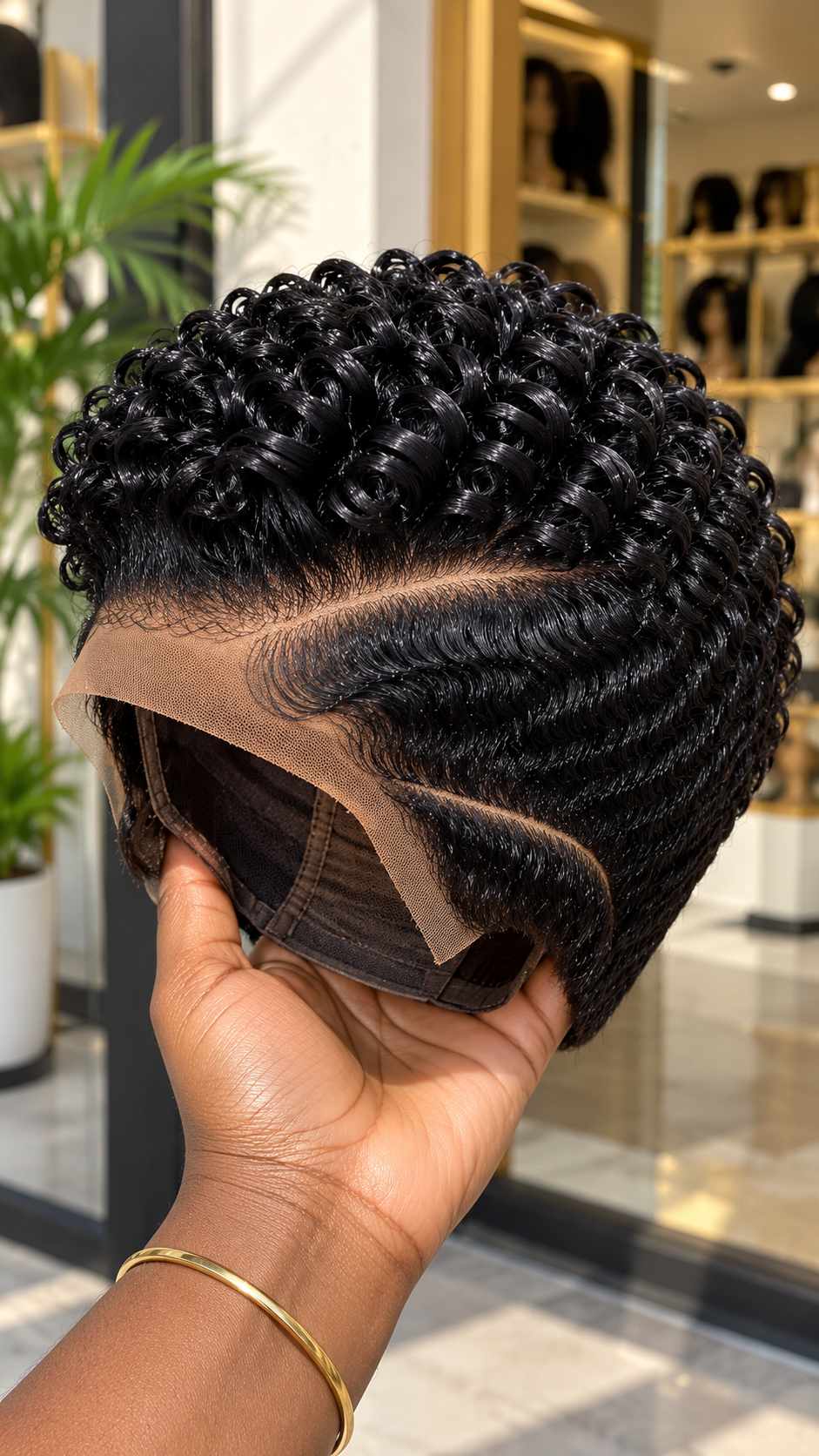 Lovely Black Coil Pixies with Gorgeous Side Waves #stay Lovely Black Coil Pixies with Gorgeous Side Waves #stay