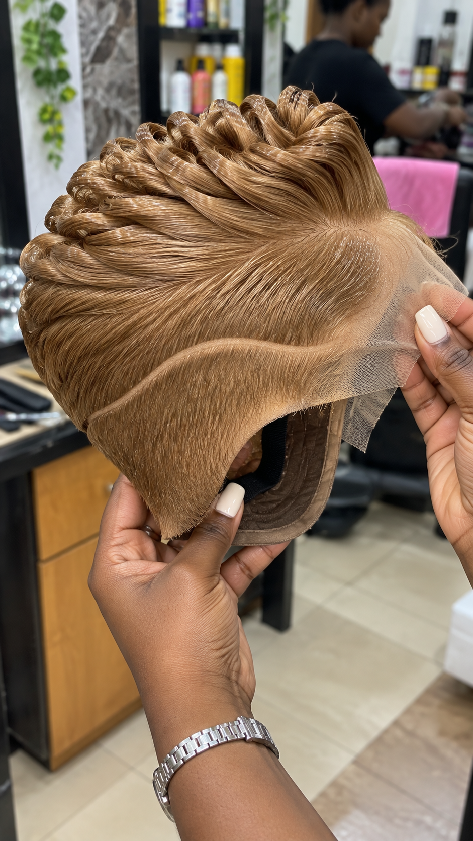 Honey Blonde Pixie Wig with Beautiful Swept Curls #br Honey Blonde Pixie Wig with Beautiful Swept Curls #br