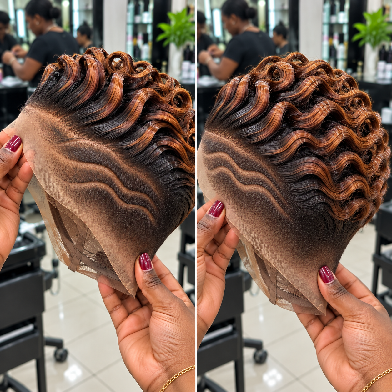 Copper Ribbon Waves With a Tapered Side #fah Copper Ribbon Waves With a Tapered Side #fah