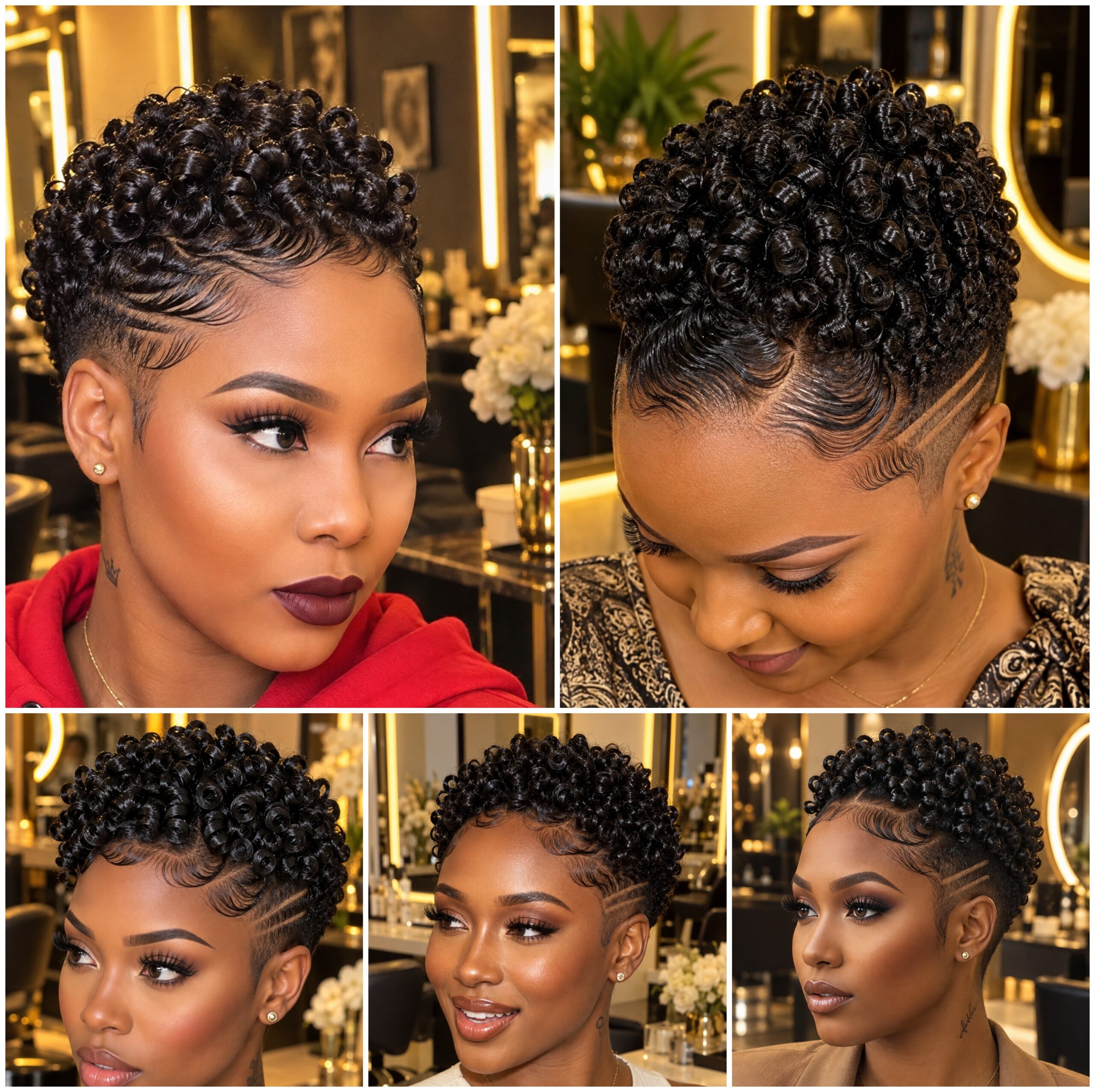 Finger Coil Tapers with Sleek Wave Edges