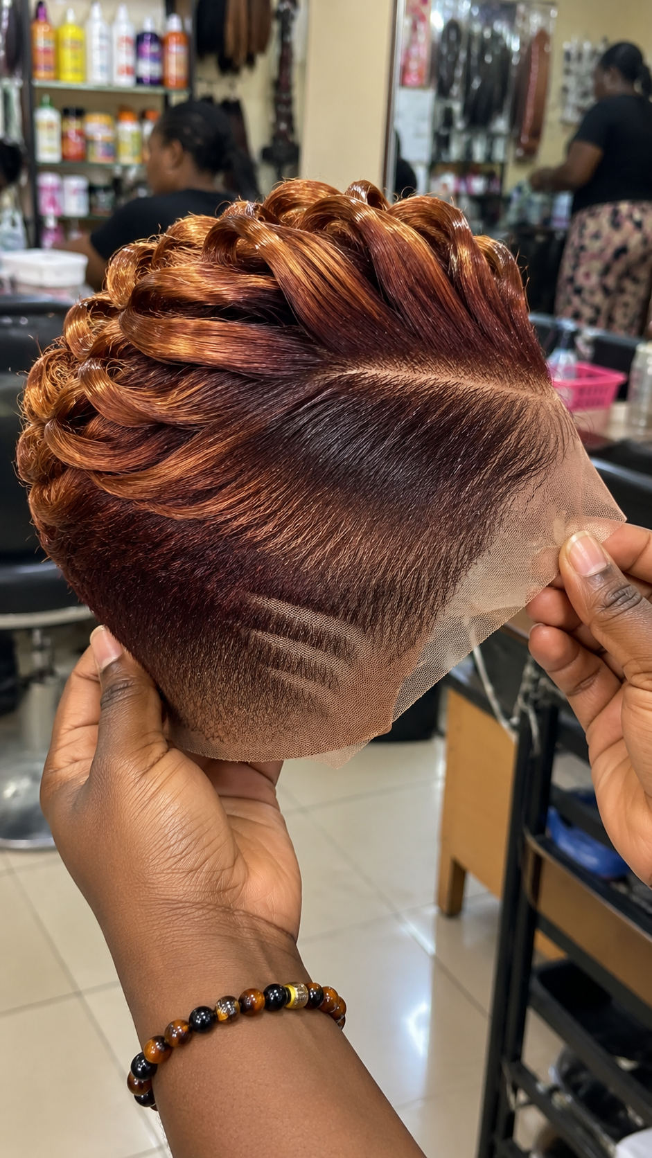 Copper Auburn Loop Pixie Wig With Sculpted Side Lines: Color, Styling and Buying Guide #br