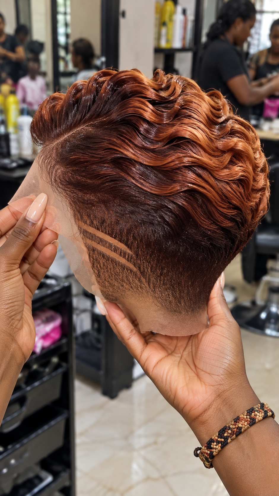 Espresso and Caramel Sweep Wig Built Around a Soft Side Curve #ssh Espresso and Caramel Sweep Wig Built Around a Soft Side Curve #ssh